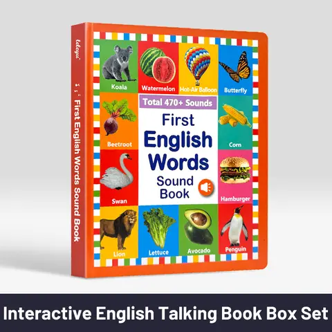 Kids 3-9 Years Educational Language Toy - Colorful Transportation Interactive Sound Book, 3-9y Advanced English Sound Book 470+ Words, 21 Themes, 6 Songs, Piano Keys, Animals, Learning Tool, Builds Confidence, Fosters Independent Learning, Toddler Gift,fa