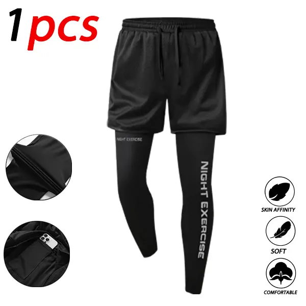 Men’s single pack breathable quick-dry minimalist stylish athletic long pants, Athleisure Style