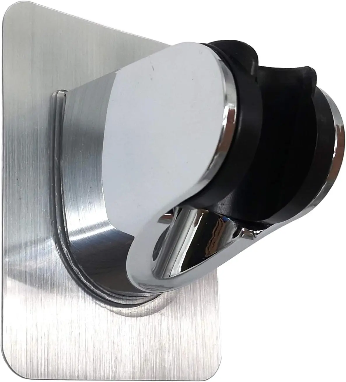 Adhesive and  Shower  Holder, Adjustable Handheld Shower Holder Wall Mount Shower Bracket ( - 1 Pack)