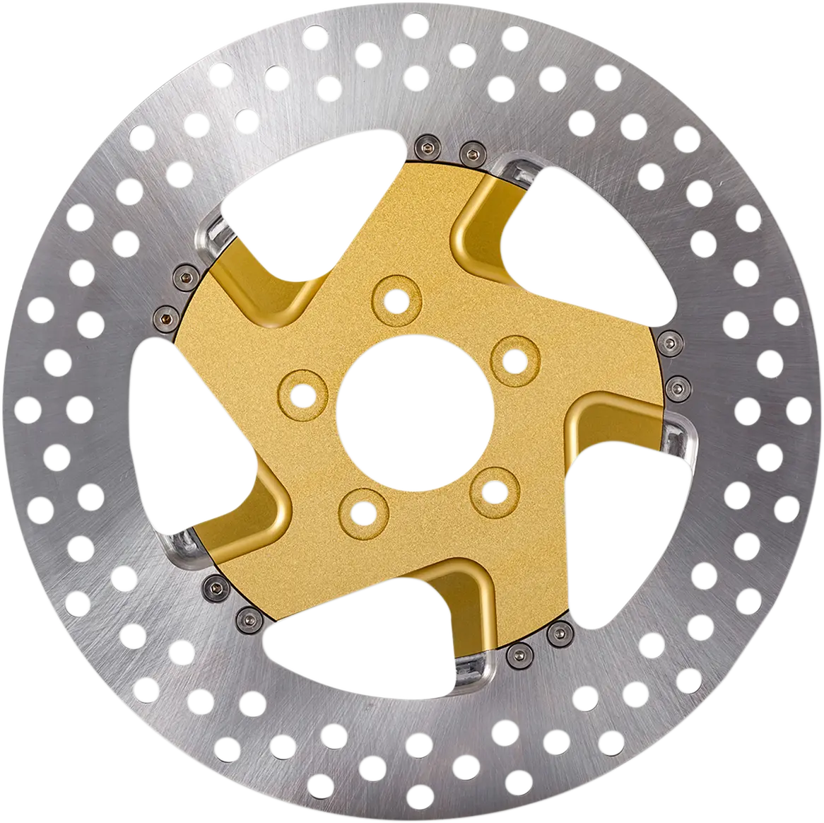 PERFORMANCE MACHINE (PM) Two-Piece Front Brake Rotor - Right - Gold Ops - 11.8" - '08-'20 TOURING