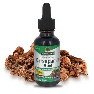 Nature's Answer Alcohol-Free Sarsaparilla Root Liquid , 1-Fluid Ounce | Natural Cleanser & Detoxifier Herbal Facial