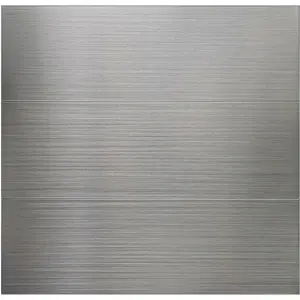 30-Pack 12 x 4" Brushed Aluminum Peel-and-Stick Tile Backsplash Panels Stainless Steel Backsplash