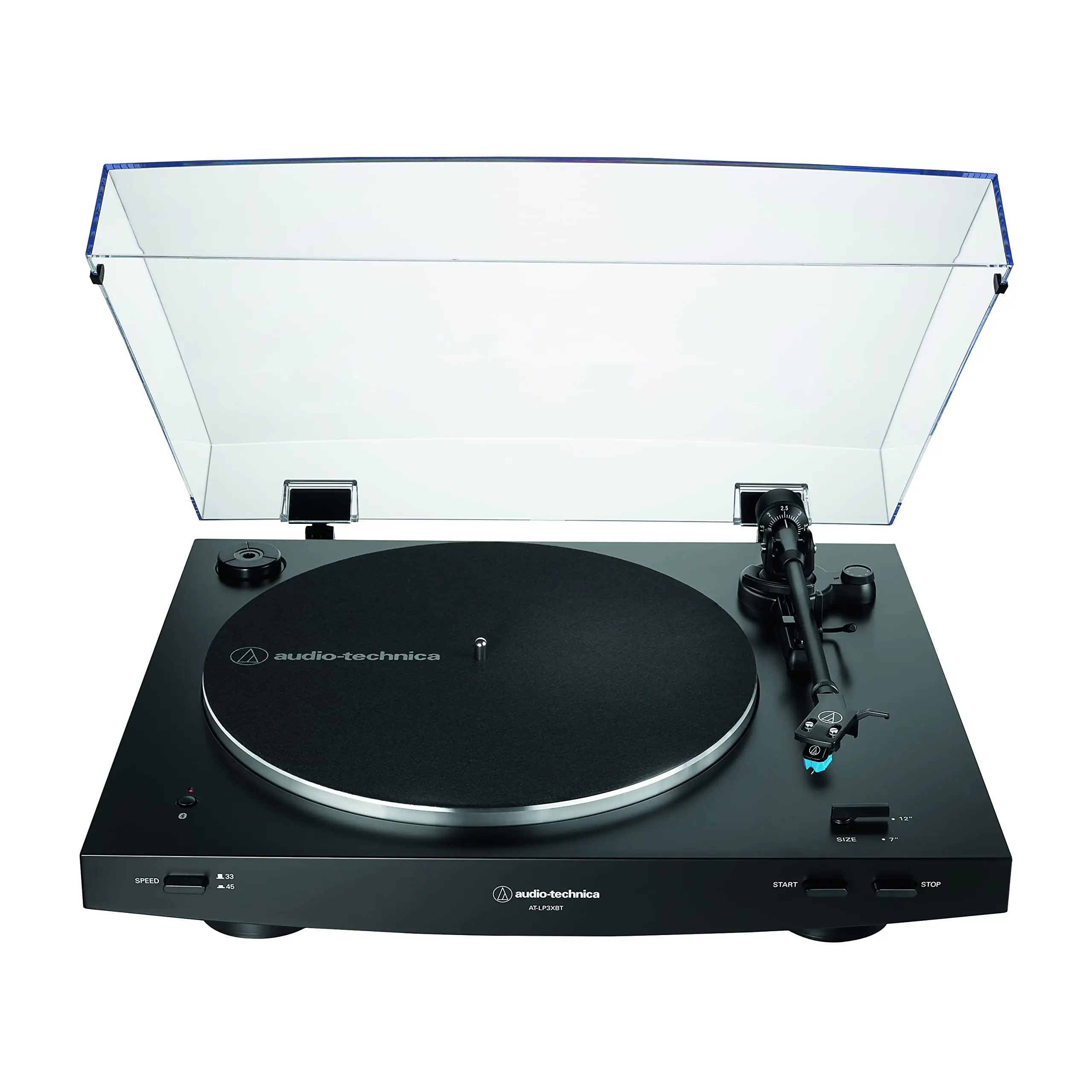 Audio-Technica AT-LP3XBT-BK Bluetooth Belt-Drive Fully Automatic Vinyl Record Player (33/45 RPM, Black)