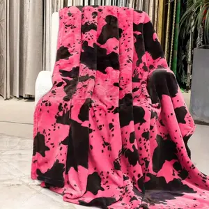 Comfortable Lightweight Flannel Leopard Print Blanket, Throw for Sofa Bed Dorm Home Decor, Perfect Gift for Women Girls Teens Holidays