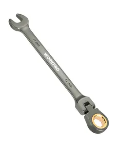#SpringGlowUp WORKPRO Ratcheting Combination Wrench, Cr-V Constructed, Nickel Plating, 72-Teeth, 12 Point Design