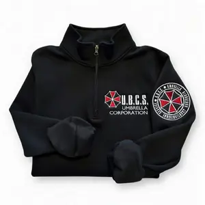 Resident Evil UBCS Umbrella Double Sided Embroidered Sweatshirt , Cozy Gamer Gift