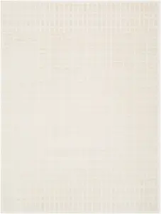 Gareth Beige Grid Area Rug