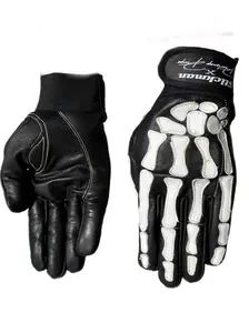 Slickman X Pearlsnap Pimps Skeleton Tig Welding Glove