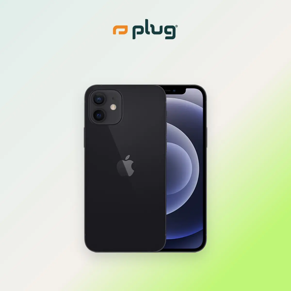 Refurbished iPhone 12 (Unlocked) - Acceptable Condition with 1-Year Warranty by Plug Refurbished iPhone 12 (Unlocked) - Acceptable Condition with 1-Year Warranty by Plug
