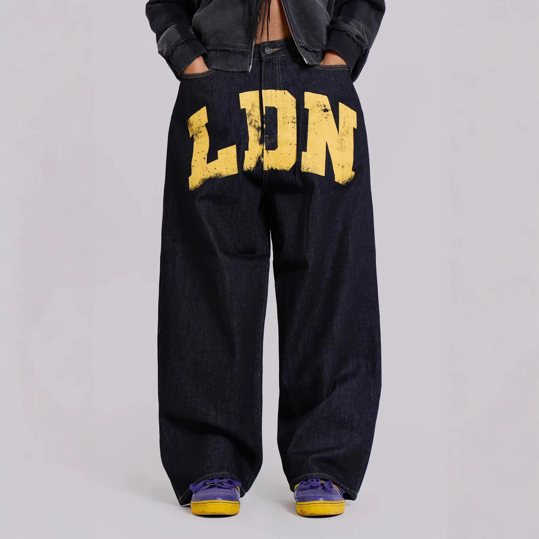 Women'S Pants Lettering Retro Y2k Jeans For Women Street Style Suitable For Hip-Hop And Trendy Casual Outfits