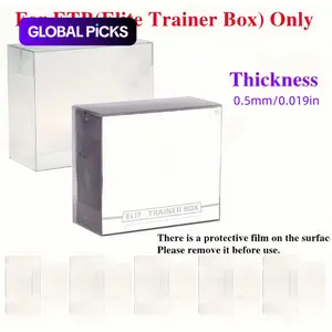 5/10PCS For ETB (Elite Trainer Box) Auto Folding Base Plastic Protective Case, 0.5PET Thickness, Trade Card Box, Tcg Storage #GLOBAL PICKS