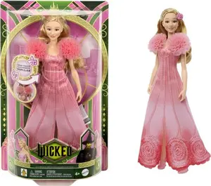 Universal Pictures' Wicked Singing Glinda Fashion Doll, Posable with Removable Movie Fashions & Accessories  [COLLECTIBLES] Paper Doll