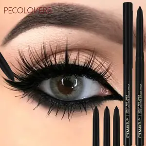 3PCS/Set Waterproof and Smudge-proof  Black Gel Eyeliner Pencils, Easy-to-twist Design, Perfect for Daily Eye Makeup, Ideal Valentine's Gift for Women, Makeup Essential, Eye Makeup Product