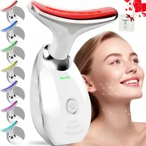 Neck & Face Massager, Skin Lifting, Multifunctional Comfort Facial Massager, Firming Skincare, for Women and Men, Heating Facial Beauty Massager, Facial Beauty Instrument, Facial Beauty Machine