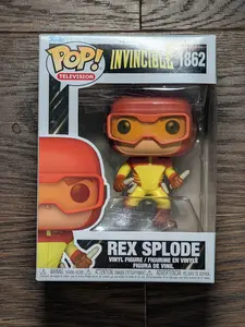 Funko Pop! Rex Splode from the Amazon TV series Invincible Figures Figurine Dolls