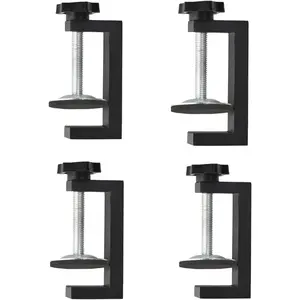 C Clamp for woodworking Mini Clamps Small G Clamp Small Desk Clamp Universal Cabinet G Clamps Heavy-duty Woodworking 4 count