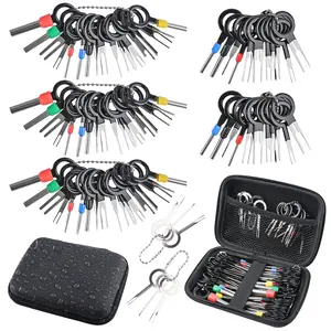 Terminal Removal Tool Kit, 82pcs/set Multipurpose Terminal Removal Tool Set, Electrical Connector Pin Removal Tool Kit, Pin Extractor Terminal Release Tool Set for Automotive Car, Repair Tool Set, Tool Box, Hand Tools, Hardware