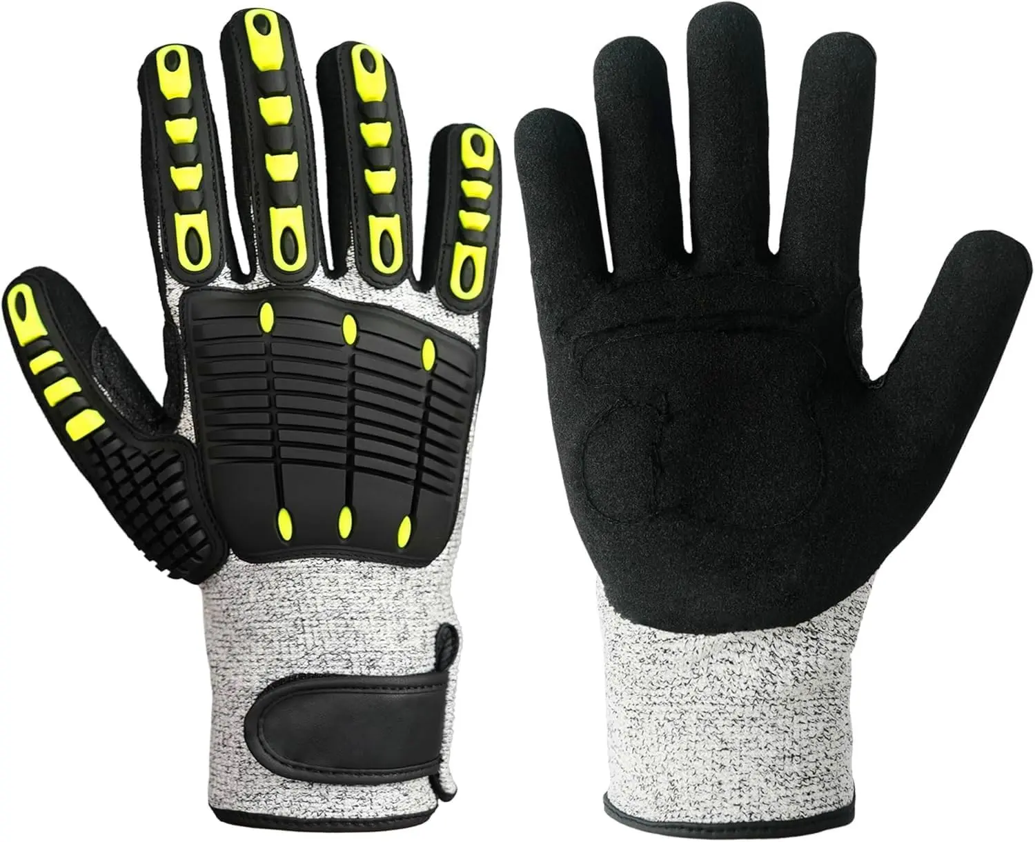 Puncture and Cut Resistant Diving Gloves, Fully Coated Safety Work Gloves for Men Women, Perfect for Fishing Spearfishing Freediving Scuba Diving