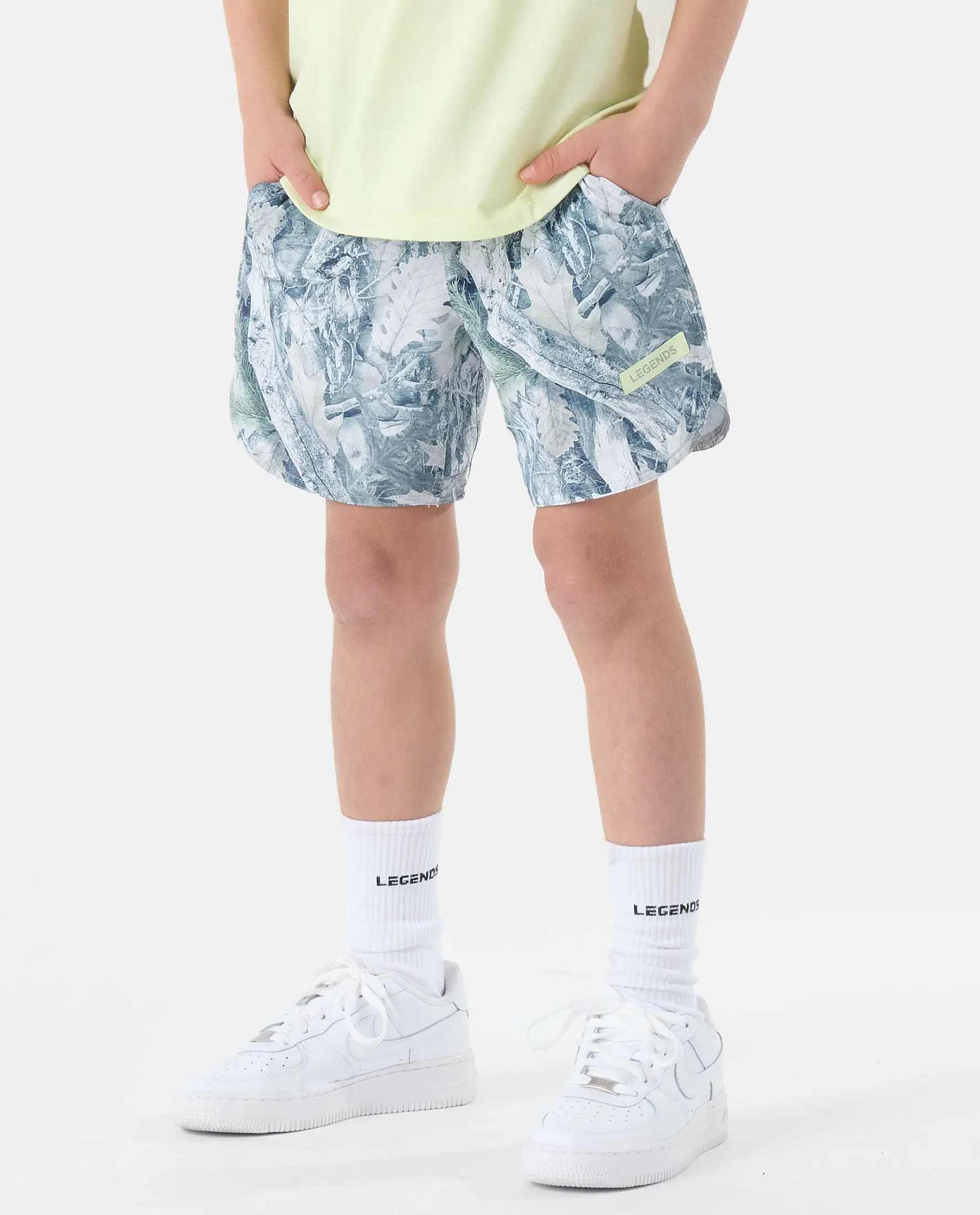 Little Legends Luka Short Forest Camo Ice, Large