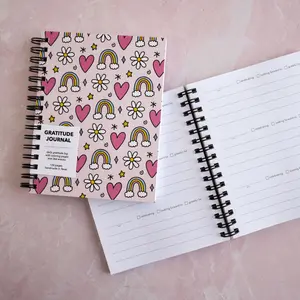 Rainbow Pattern Mini Gratitude Journal