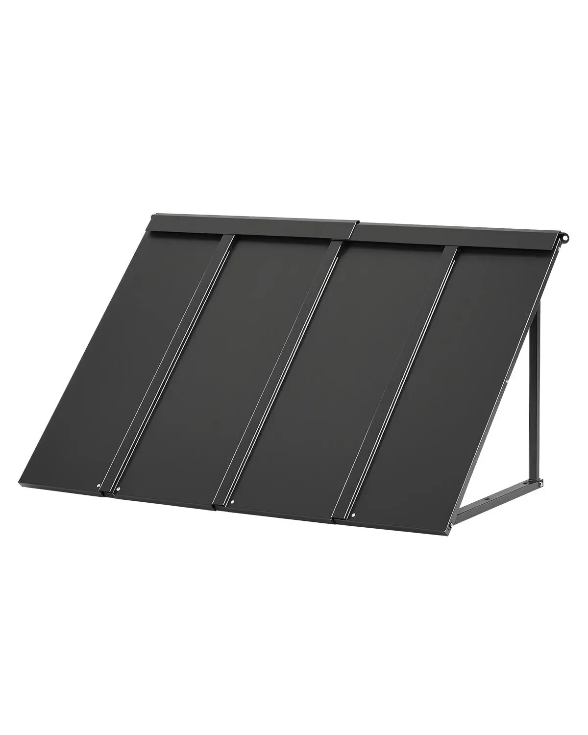 VEVOR Fixed Metal Awning 44 x 24 in, Window Awning Door Canopy, Stable Triangle Steel Frame Awnings for Doors Exterior Rain, and Snow Sunlight Protection for Door Entrance, Windows, Porches, Balconies#BackToSchool