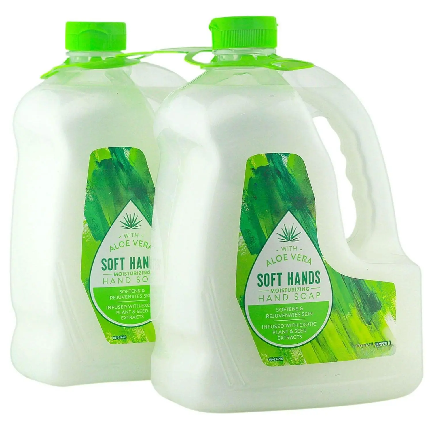 Member's Mark Soft Hands Moisturizing Hand Wash Refill, Aloe Vera with Exotic Plant Seed Extracts, 80 oz 2-Pack Multi-Pack for Daily Dry Care
