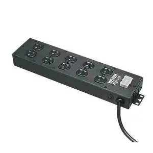Tripp Lite Metal Power Strip (Tech Accessories) - 120V, 10 Outlets (5-15R), 15ft Cord, 5-15P Plug