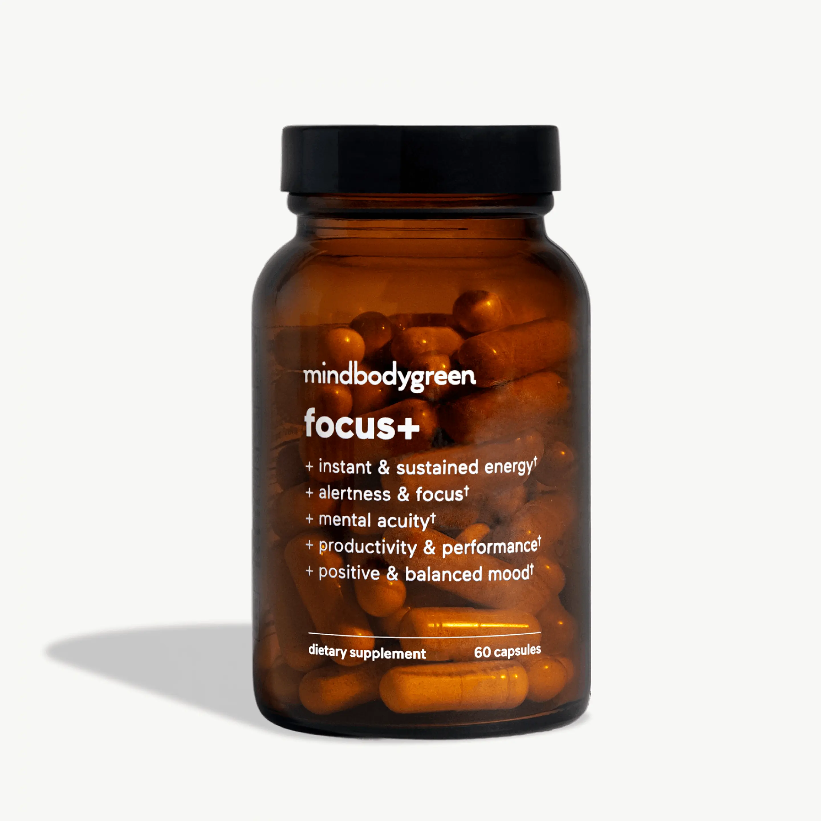 mindbodygreen focus+, 60 capsules for Enhanced Focus, Energy & Productivity - Healthcare, Fitness, Dietary Supplement
