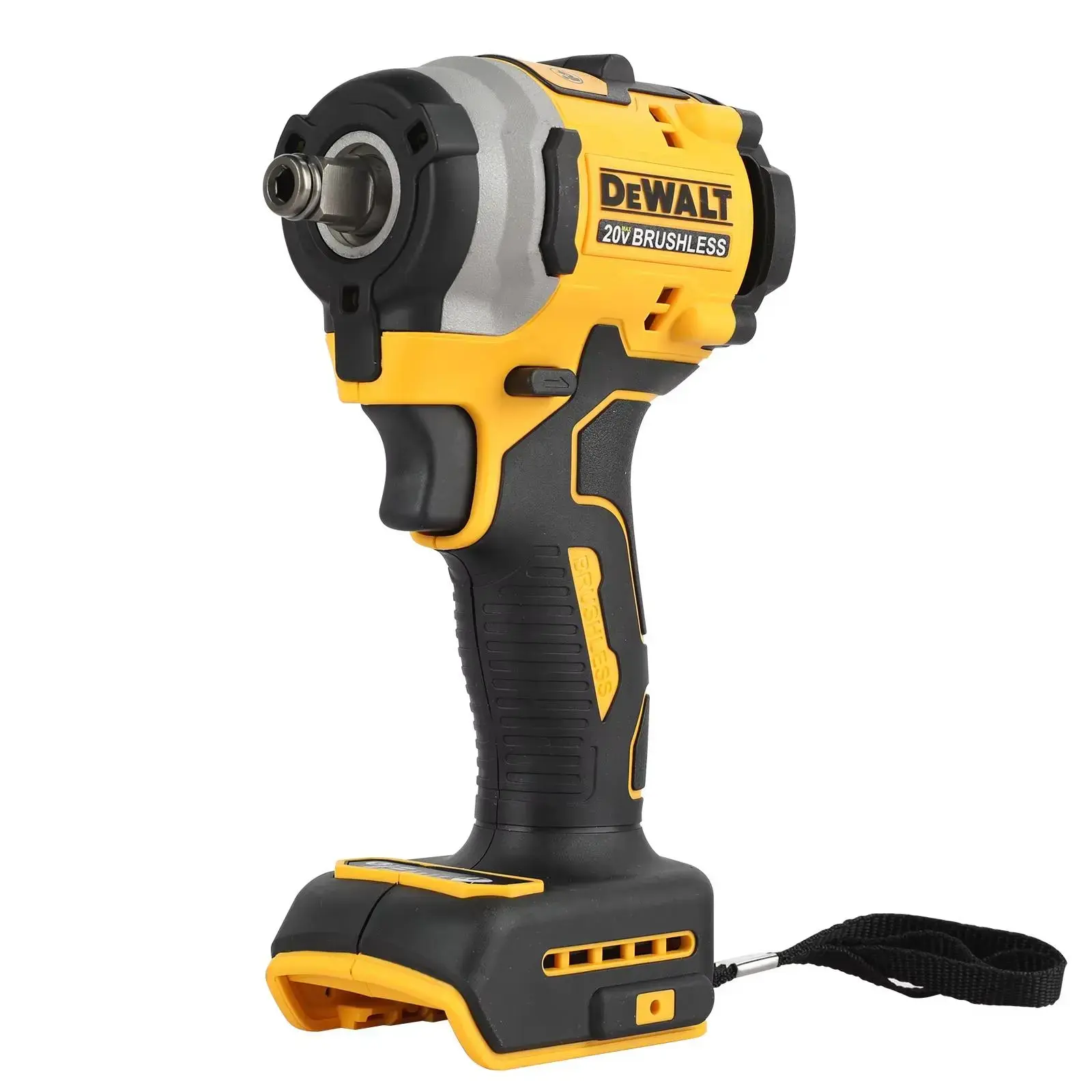 DCF922 DEWALT 20V Lithium Battery High Torque Impact Wrench, 1/2in Drive, 406Nm Rechargeable Brushless Variable Speed Power , Compatible with DEWALT 20V Batteries (High Torque Wrenches Category), Lithium Battery Wrench versatile hand tool lug nut remover