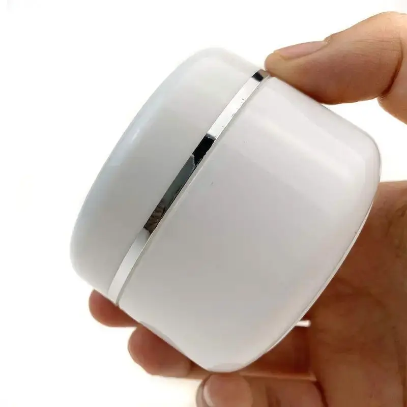 10pcs Makeup jar, white plastic makeup box, cosmetic sample bottle, empty makeup jar, travel makeup jar, Empty Cosmetic Bottles