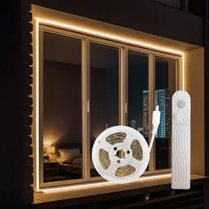 Smart Motion Sensor LED Strip Battery Box (no Batteries), Dual Power Supply, Day/night Mode, Adjustable Delay, Suitable for Stairs, Closets, Cabinets, Ambient Lights