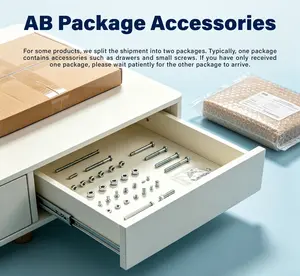 CollaredEagle Indoor Furniture Vanity Dresser - AB Parcel Logistics Notes and Other Frequently Asked Questions