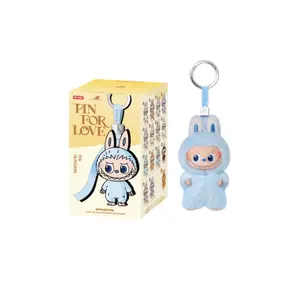 CONFIRMED Pop Mart THE MONSTERS (Labubu) V4 Pin for Love Series - Vinyl Plush Pendant Blind Box Blind Box (A-M) - Opened Box