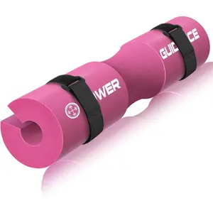 Barbell Squat Pad -  &  Protective Pad -  for Squats, Lunges,  Thrusts, Weight Lifting & More - Fit Standard and Olympic Bars Perfectly