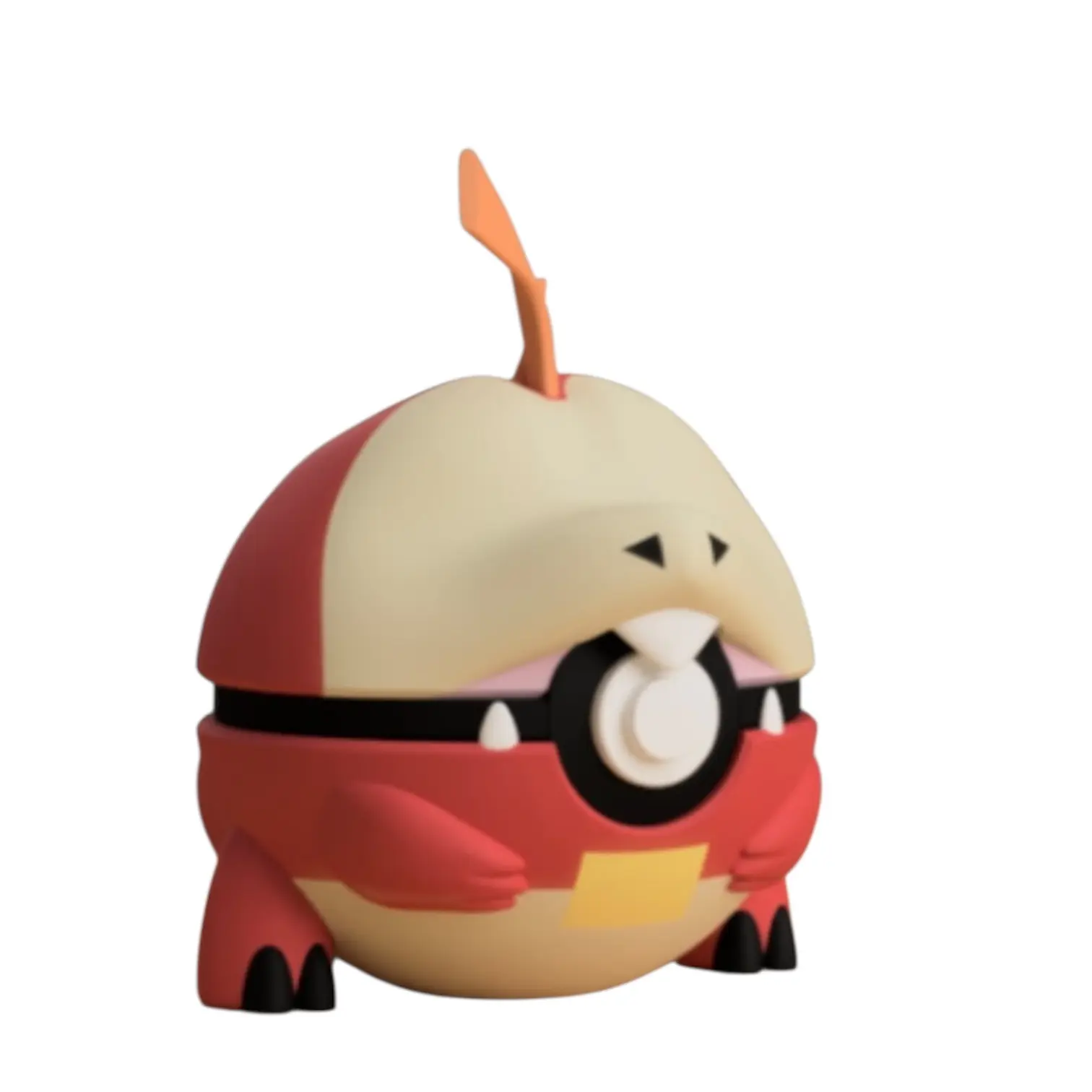 Fuecoco Poke Ball - Inspired 3D Printed Collectible