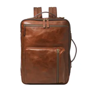 Fossil Men's Buckner Convertible Leather Backpack