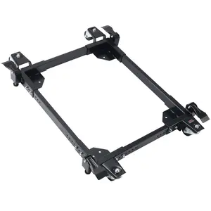【fathersdaygift】VEVOR Metal Mobile Base1500 lbs CapacityAdjustable from 20"x24.5" to 28"x33.5"Heavy Duty Universal Stand with 4 Lockable Swivel Wheelsfor Woodworking EquipmentBandsawLockable Wheels