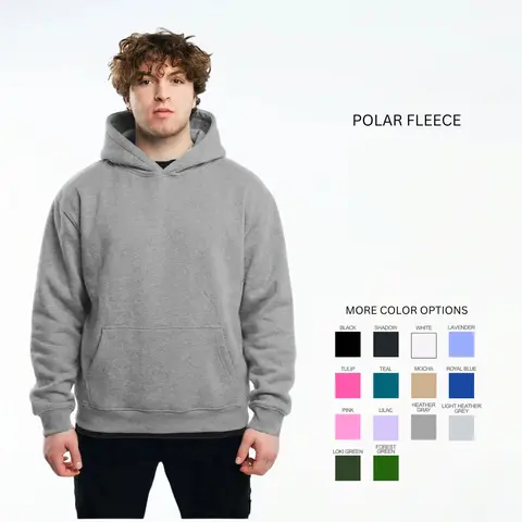 EKKO Blank Hoodie | Polar Fleece 380 GSM | Men's & Women's Hoodie