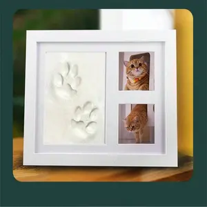 DIY Pet Paw Print Clay Frame, Custom Wall Hanging Decor, Home Decoration Gift, Meaningful Present for Friends, Parents, Loved Ones