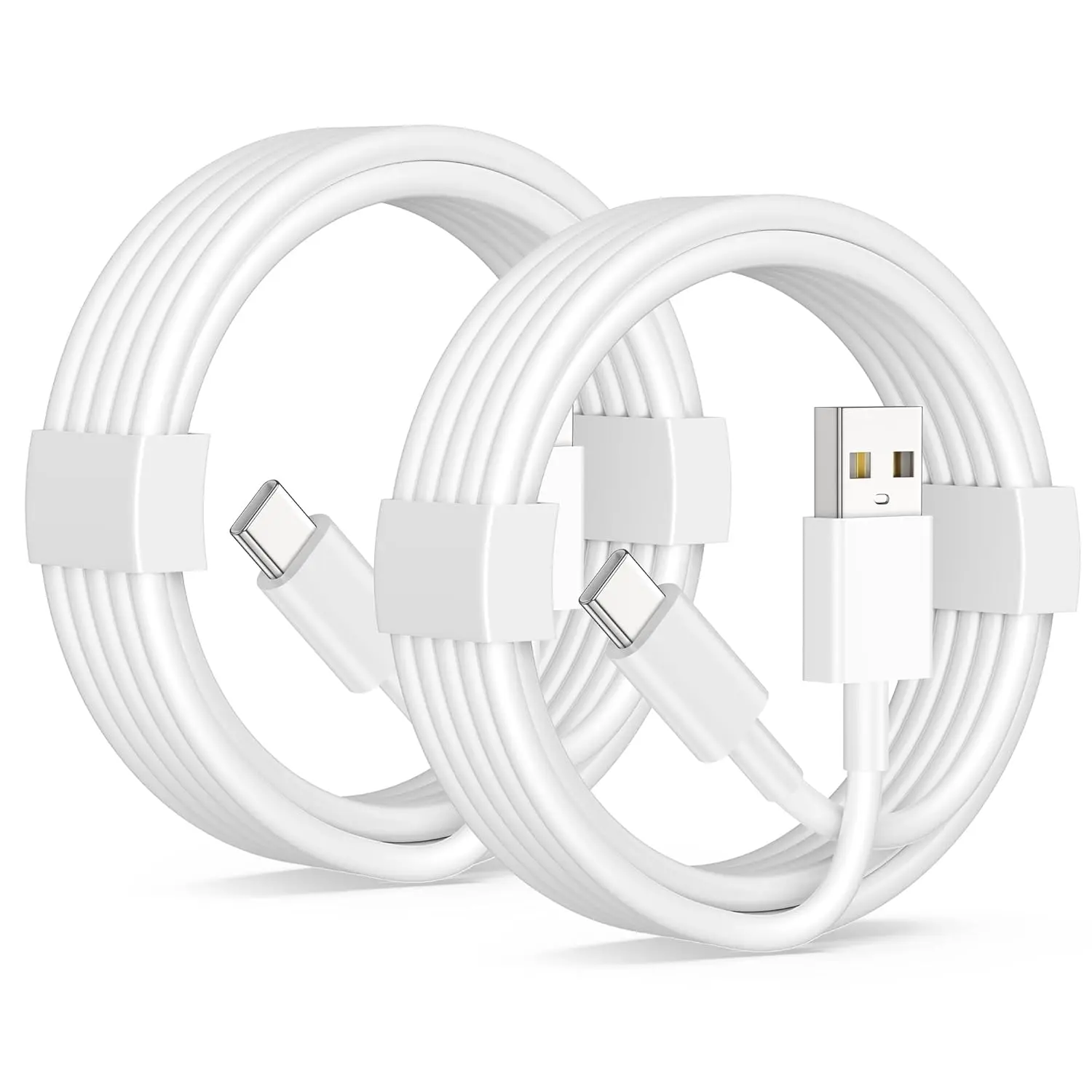 Car Carplay Cable for iPhone 17/17 Pro/Air/17e/16/15 Pro Max/Plus Cable, 2Pack USB A to USB C for CarPlay USBC Cord, iPad, Galaxy, Pixel, Android Accessories Charging Wire Type-C Car Charger Cord 3FT, Smartphone, Cellphone
