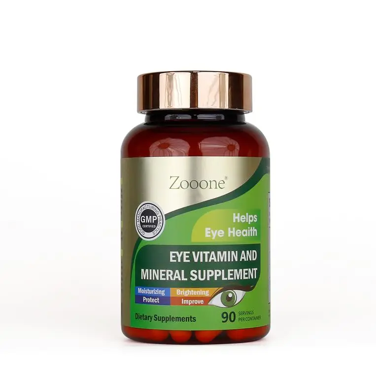 【Top】ZOOONE Eye Vitamin & Mineral Supplement - Lutein 180mg with Zeaxanthin for Eye Health - 90 Tablets - GMP Certified - US-Z2