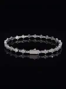 Luxury 6.5mm tennis bracelet, Tennis Chain Bracelet, unisex, made of zircon, hip-hop style jewelry, the perfect choice for birthdays, holidays, anniversaries and back-to-school gifts/accessories