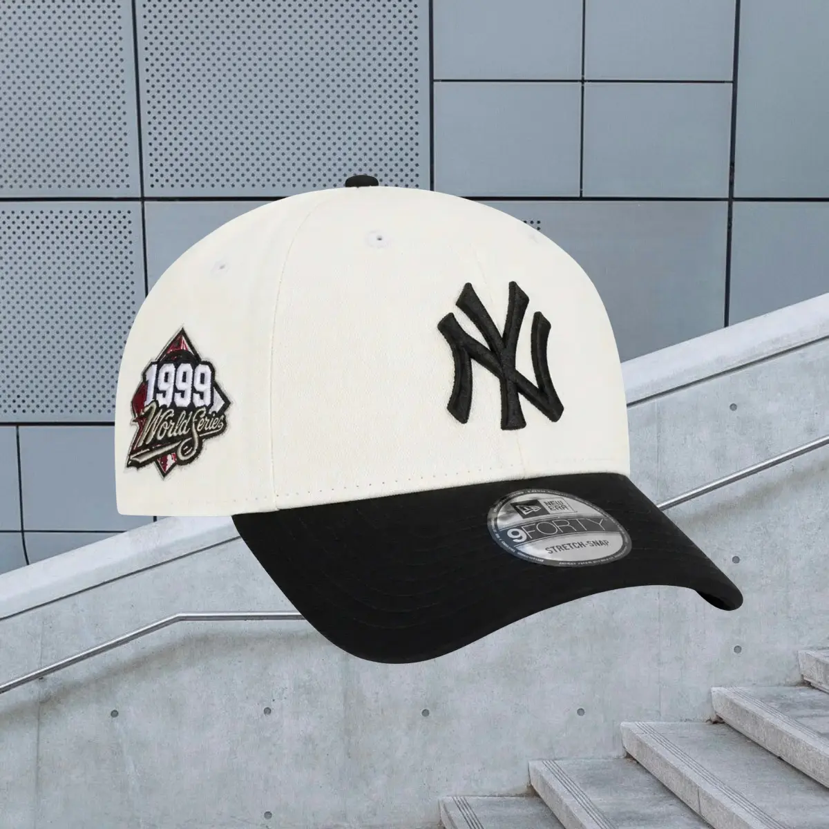 Men's New Era 9FORTY Embroidery Baseball Cap - New York Yankees Basic Adjustable Snapback, Camping Fabric Headwear, MLB Sports Collectible, Gift Ideas