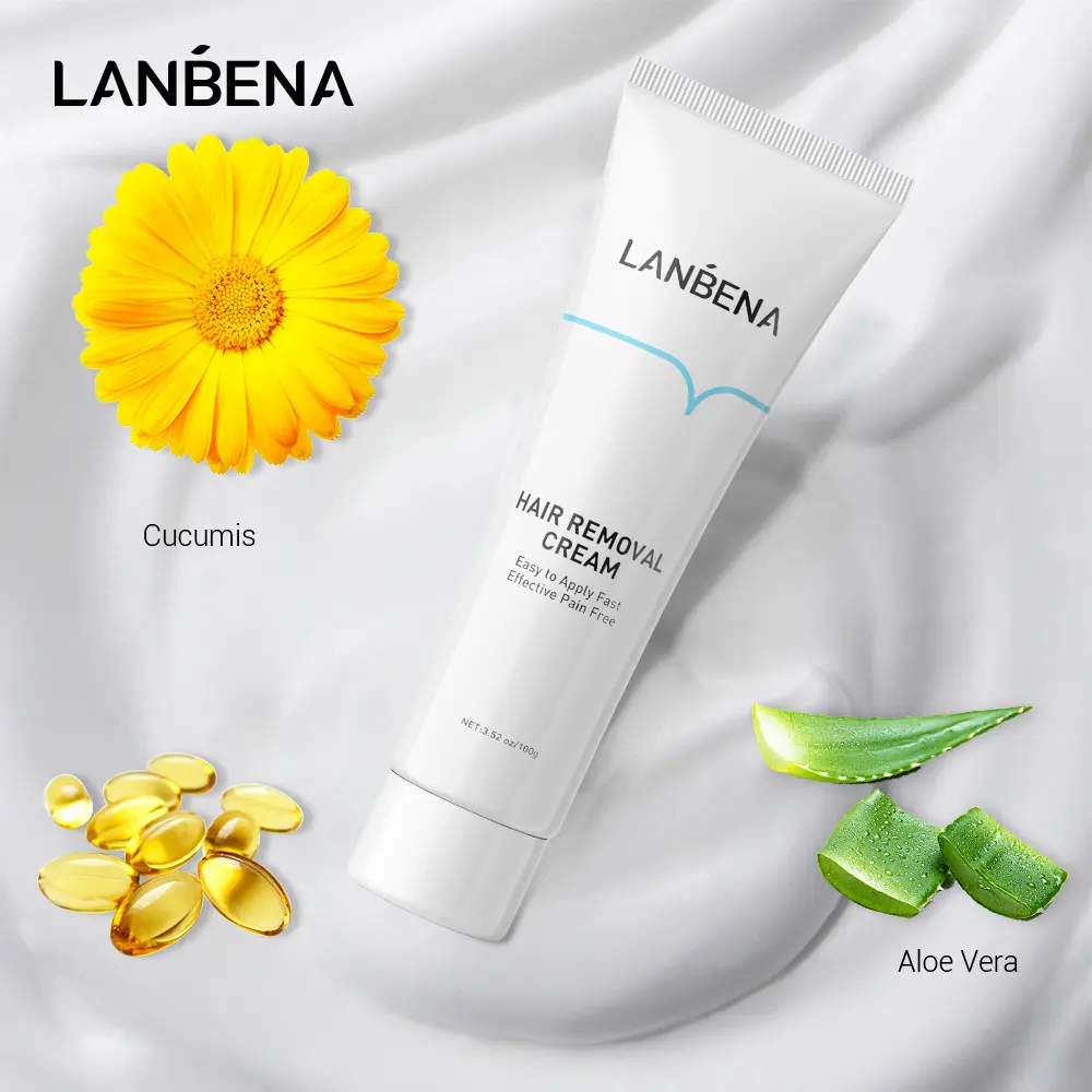 LANBENA Non-Irritating Wax Paper - At-Home Waxing Hair Remover for Sensitive Skin, Body Care, Face & Bikini Line Smoothing
