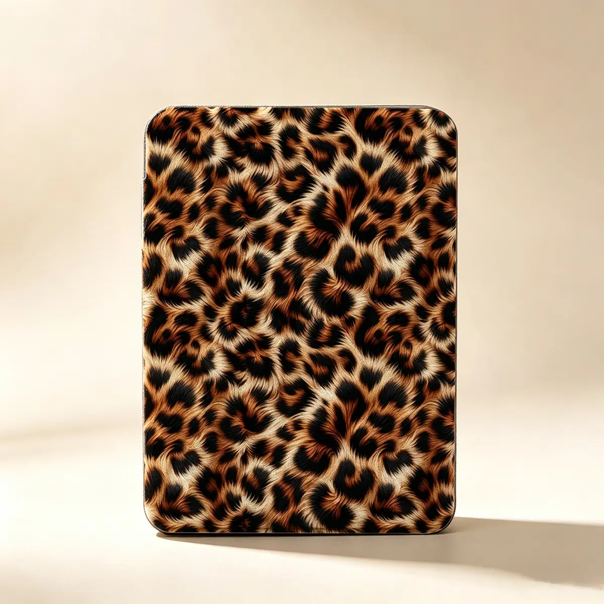Retro Leopard Print Designer PU Leather Protective Case for 6.0"/6.8"/7.0" Kindle Paperwhite KPW (11th-12th Gen, 2022-2024 E-Reader Tablets) - Durable Kindle Series Accessory with Auto Sleep/Wake, Summer Gift for Girls