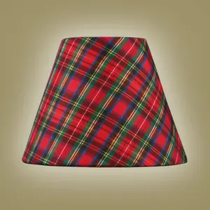 Fabric Candelabra Shades Shade Plaid