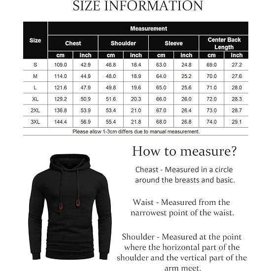 COOFANDY Men's Hooded Sweatshirt Long Sleeve Fashion Gym Athletic Hoodies Solid Plaid Jacquard Pullover with Pocket Classic Menswear hoodie Wool Beige