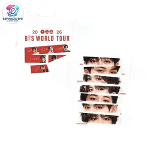 Bangtan World Tour 2026 Graphic Tee, Sweatshirt, Hoodie, Kpop Band Shirt Unisex Kpop Arrmy Gift 3VS