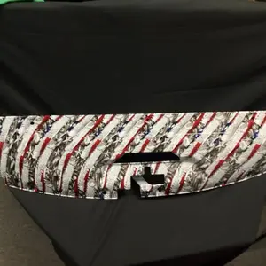Custom We The People Torn Hydro Dipped Upper Radiator Cover for Silverado, Tahoe & Cadillac