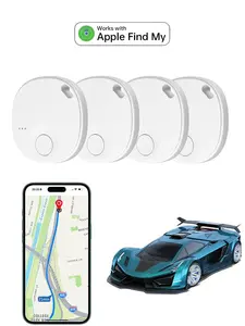 4 Pack Bluetooth Tracker for Apple Find My (iOS Only) – No Monthly Fee, Mini Anti-Lost Item Finder Tags for Keys, Wallet, Pets, Bags, Luggage